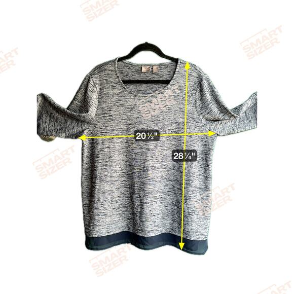 Chicos size XL (3) lightweight long sleeve top - Picture 3 of 9